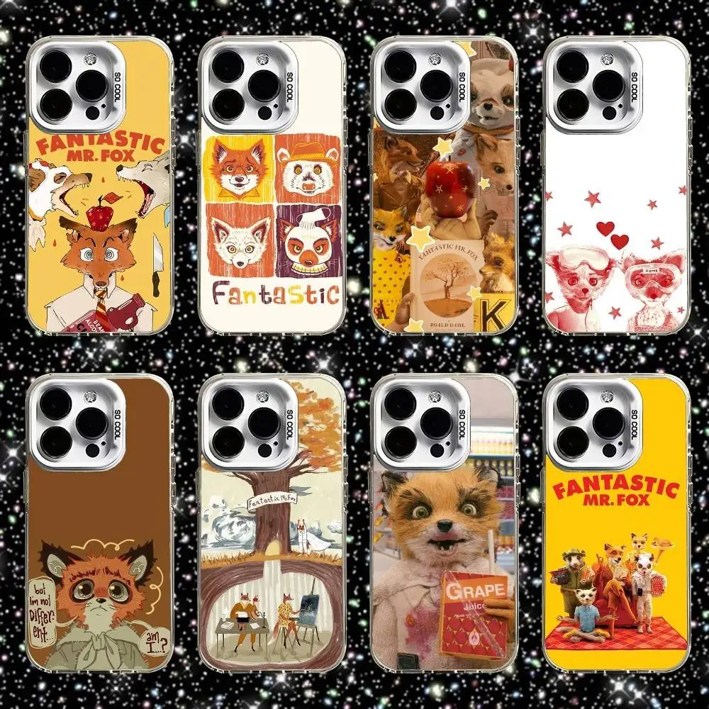 

F-Fantastic Mr F-Fox Phone Case For iPhone 16,15,14,13,12,11,Pro,XS,Max,Plus,Mini,SE White Candy Matte Shockproof Cover