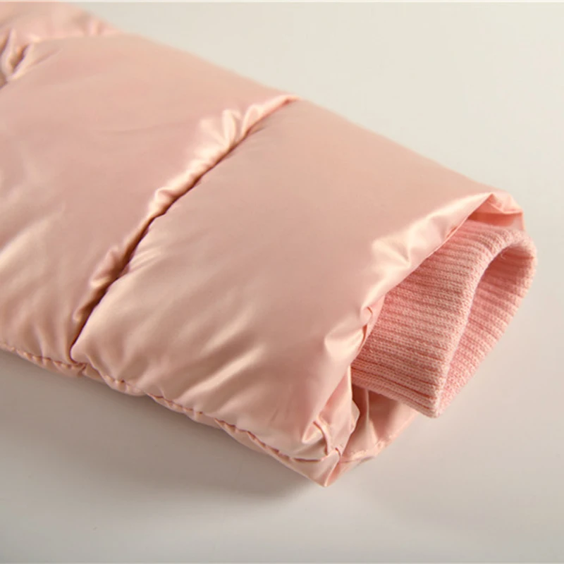 الشتاء الفتيات سترة مقاوم للماء رشاقته الدفء الفراء طوق جاكيت أطفال مقنعين سستة ملابس خارجية 3 4 5 6 7 8 سنوات الاطفال الملابس