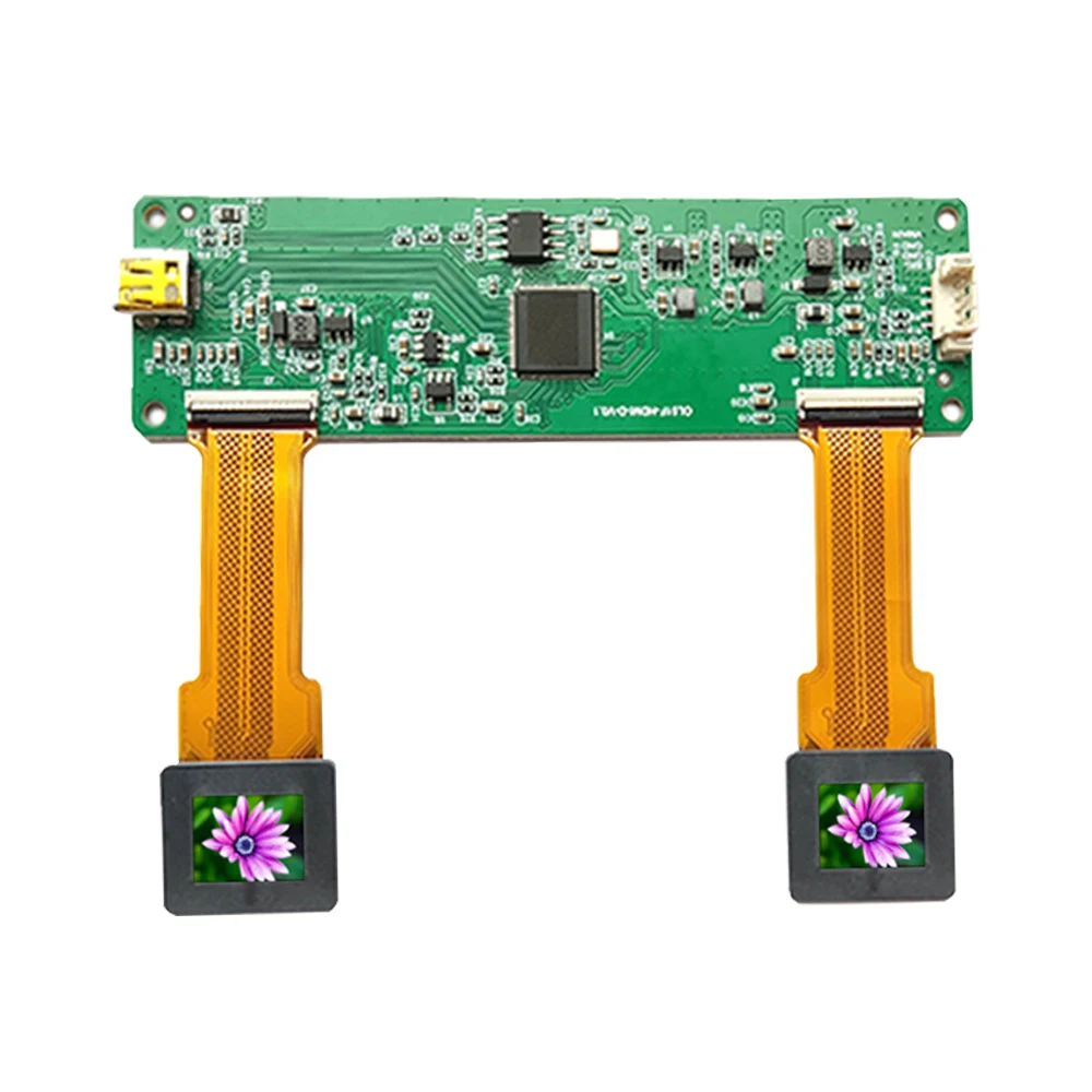 Visor de exibição OLED de 0,5 polegadas 1280 * 960 RES EVF Dual Eye Micro Night Vision Módulo de exibição de entrada HDMI para imagem térmica