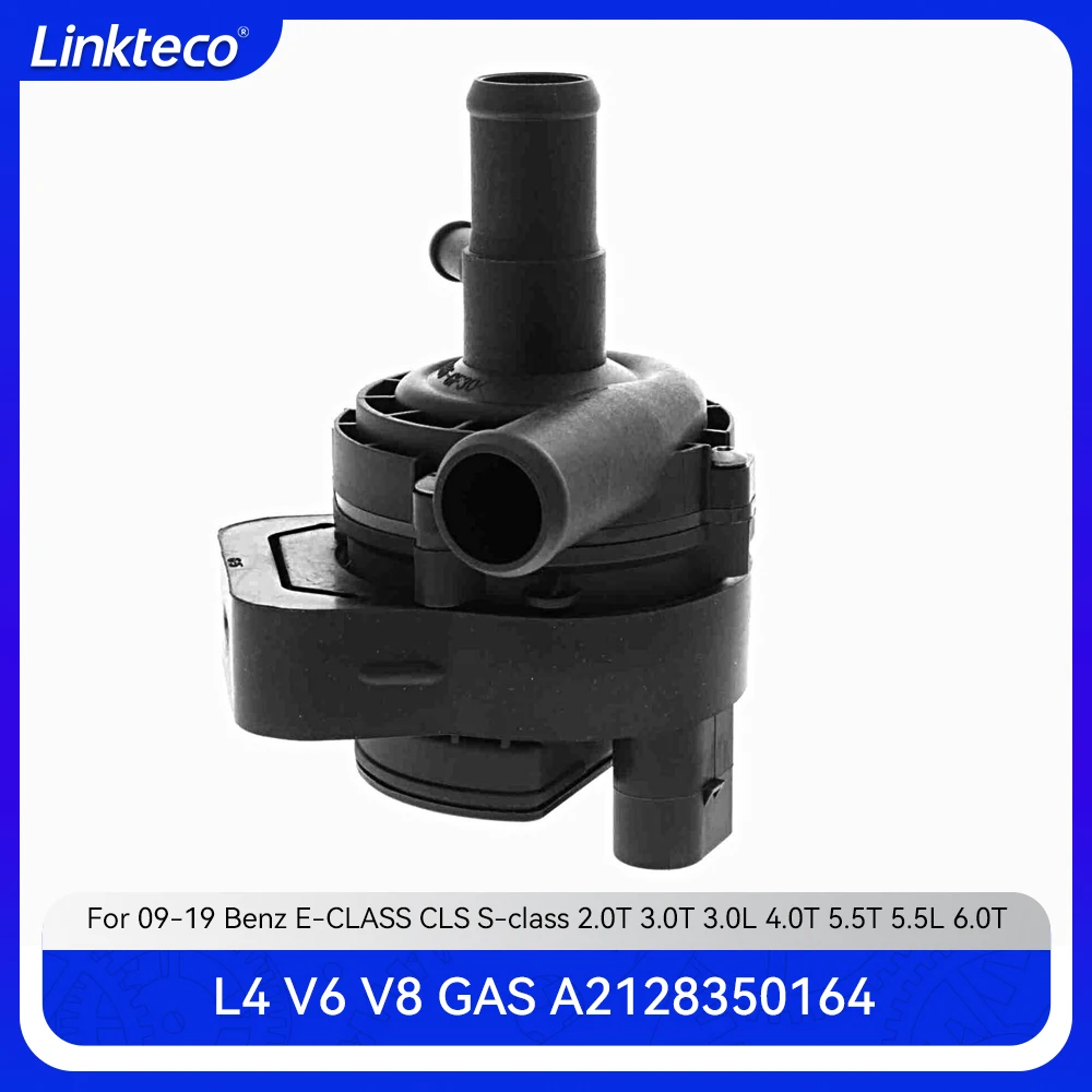 Engine Part Cooling System Electric Auxiliary Water Pump Fit 2.0 3.0 4.0 5.5 6.0 T L L4 V6 V8 GAS For 09-19 Mercedes-Benz 3.0T