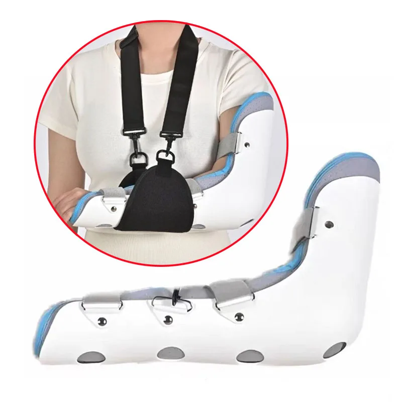 Adjustable Post Op Elbow Stabilizer Splint-Elbow Brace Immobilizer-After Surgery for Dislocated Arm Ligament and Tendon Repairs