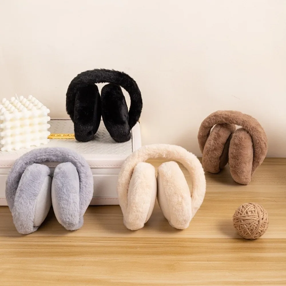 Gifts Foldable Earmuffs Warm Comfortable Furry Ear Covers Soft Winter Ear Warmers Winter Wear