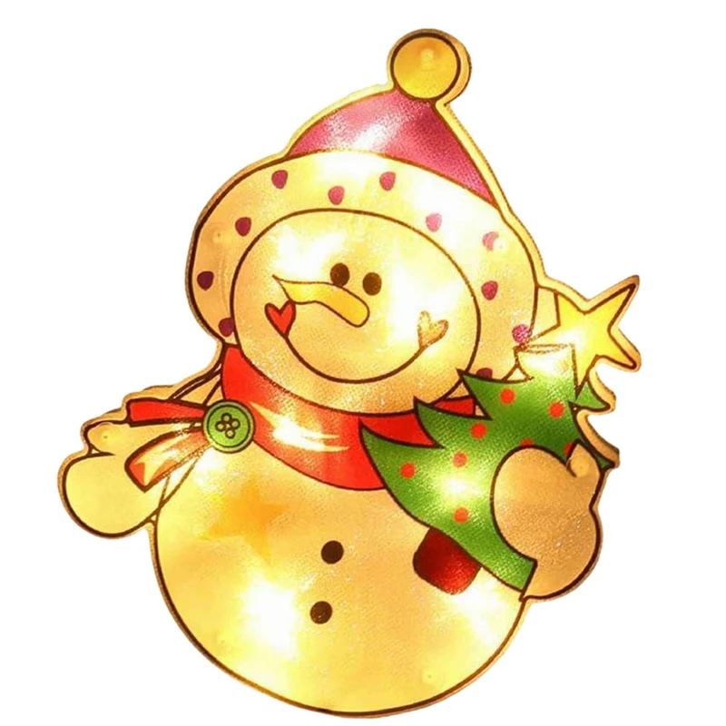 

Hot Sale Christmas Window Light LED Suction Cup Hanging Light Window Bar Festive Christmas Atmosphere Decorative Light