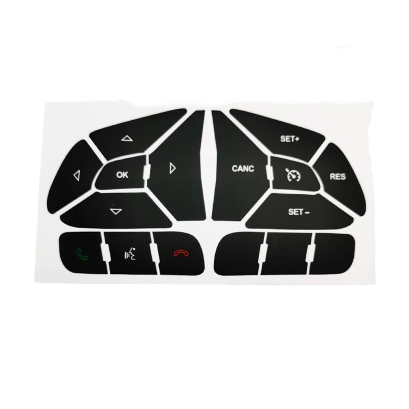 Scratch Cover Car Button Protector Decals Film Precise Molded For Faded Controls