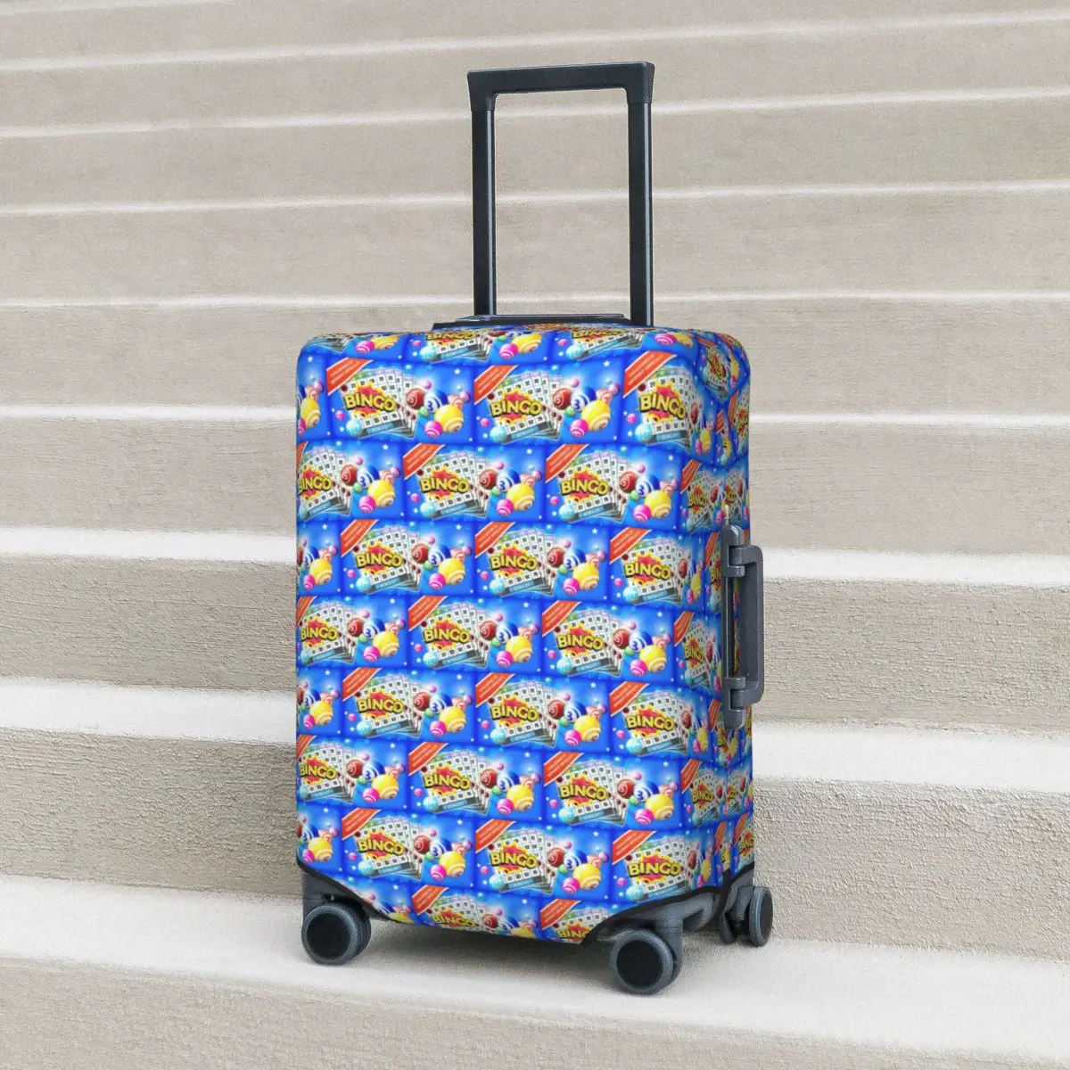 

Robe Bingo Game Suitcase Cover Protection Elastic Trip Luggage Protector Covers for 18-32 Inch