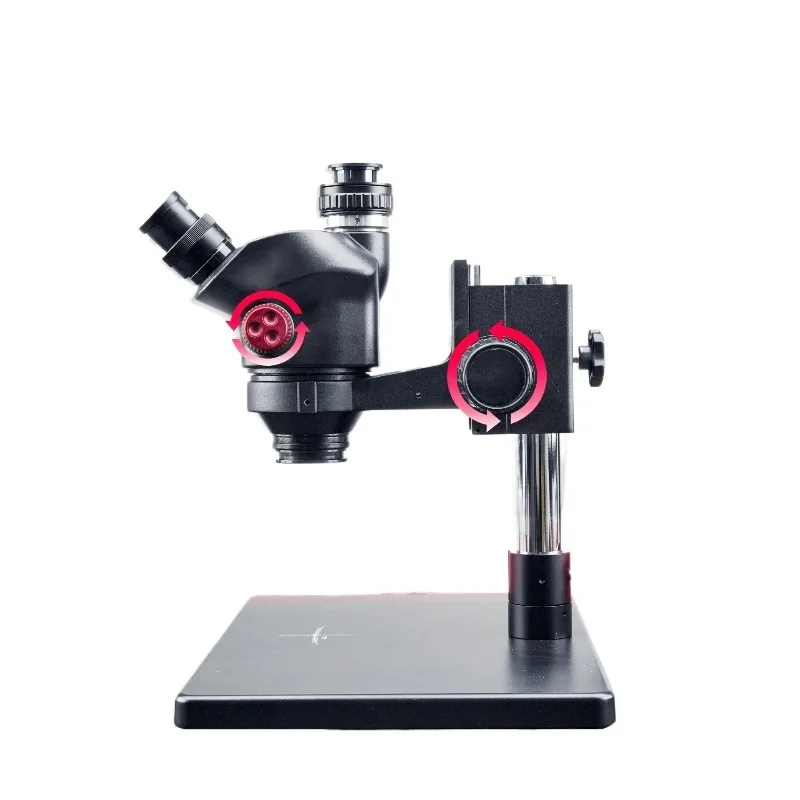 Phone Repair Technicians Industrial Continuous Zoom Microscope for Mobile Maintenance PCB Soldering Inspection Electronic