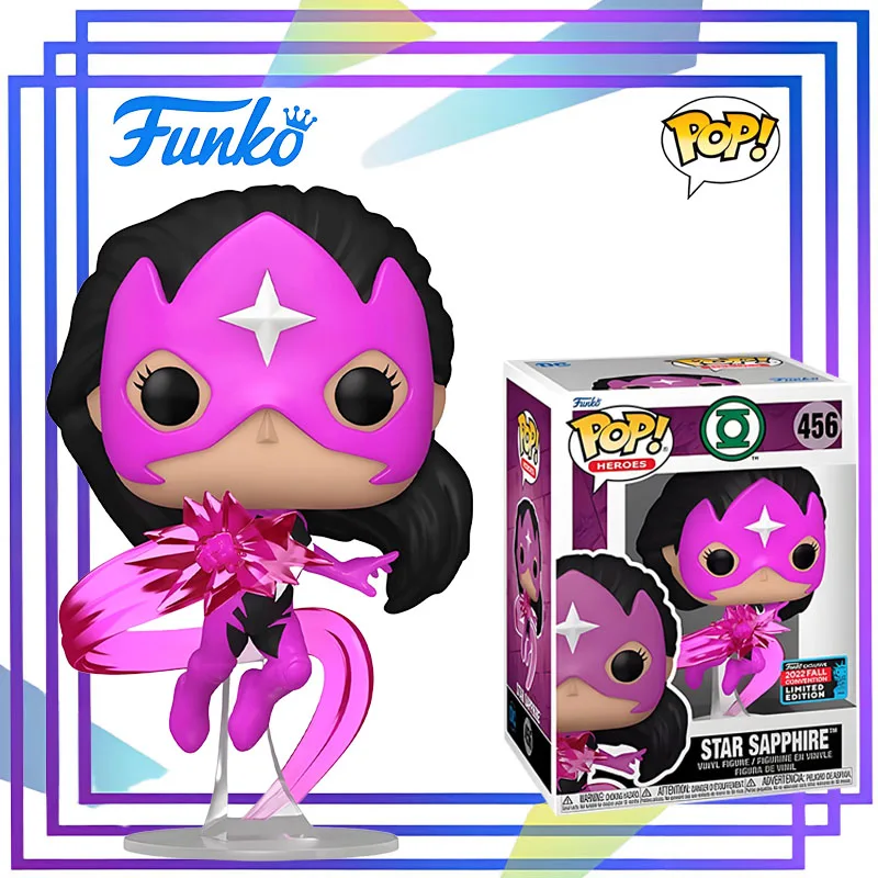 

FUNKO POP《Wonder Woman Star Sapphire Limited Edition》Anime Action Desktop Decoration Ornament Model Toys Collectible Model