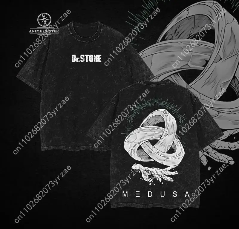 الرجعية التي شيرت Ishigami Senku رجل امرأة عالية الجودة خمر تي شيرت القطن قصير الأكمام موضة تي شيرت لينة تنفس القمم #1