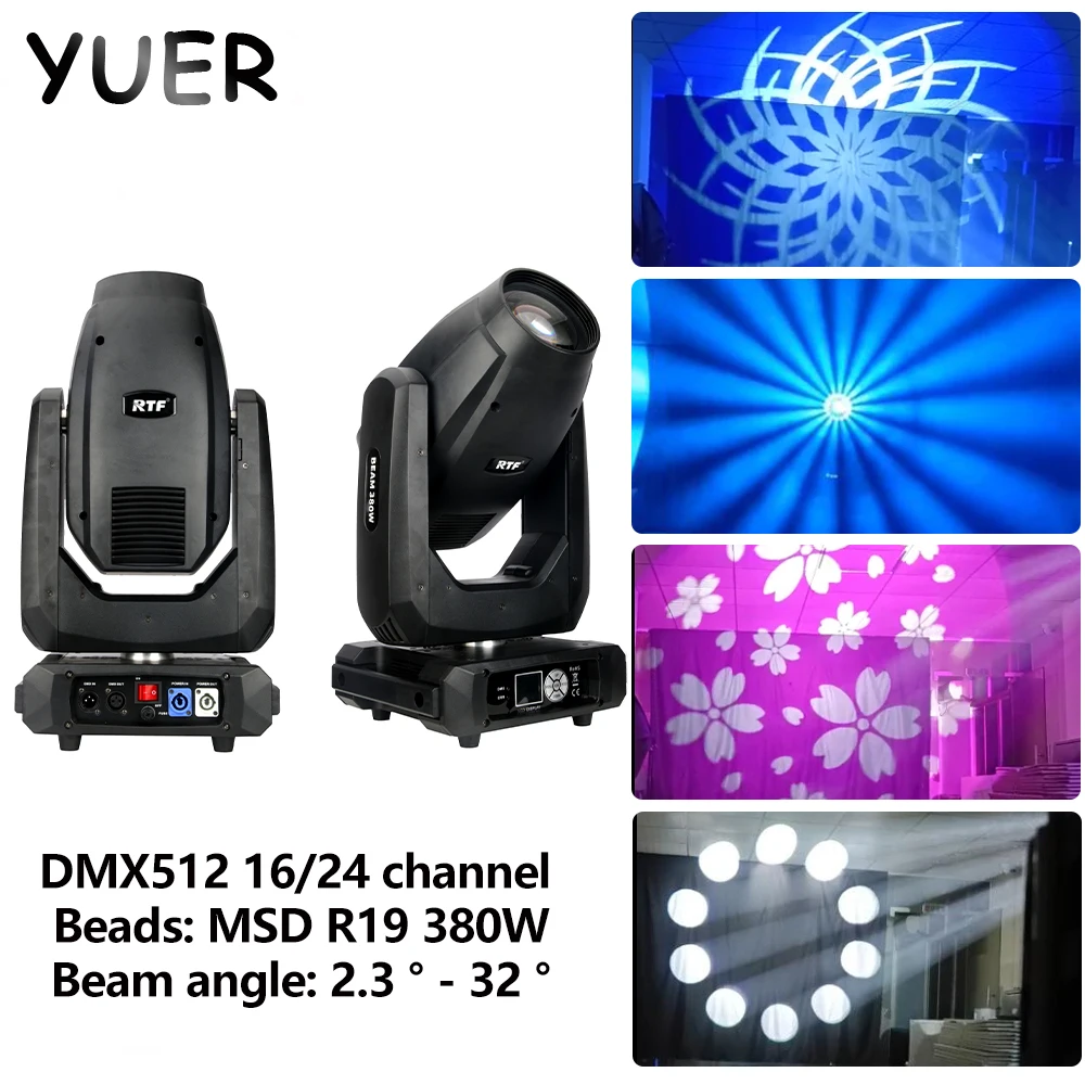 

Mini 380W Spot Pattern 8+16 Prism Moving Head DMX512 Beam Zoom Effect Stage Light For Ktv Home Party Concert Disco DJ Equipment