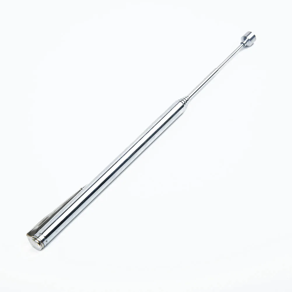 Strumento di prelievo magnetico per auto telescopico riparazione manutenzione penna stile officina argento nuovo di zecca di alta qualità