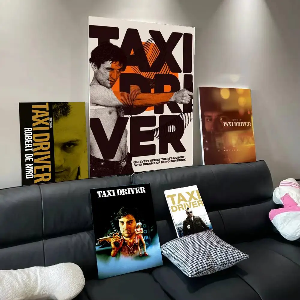 Movie T-Taxi Driver Poster Modern Aesthetic Wall Art Print Minimalist Poster Bedroom Living Room Home Decor Gift