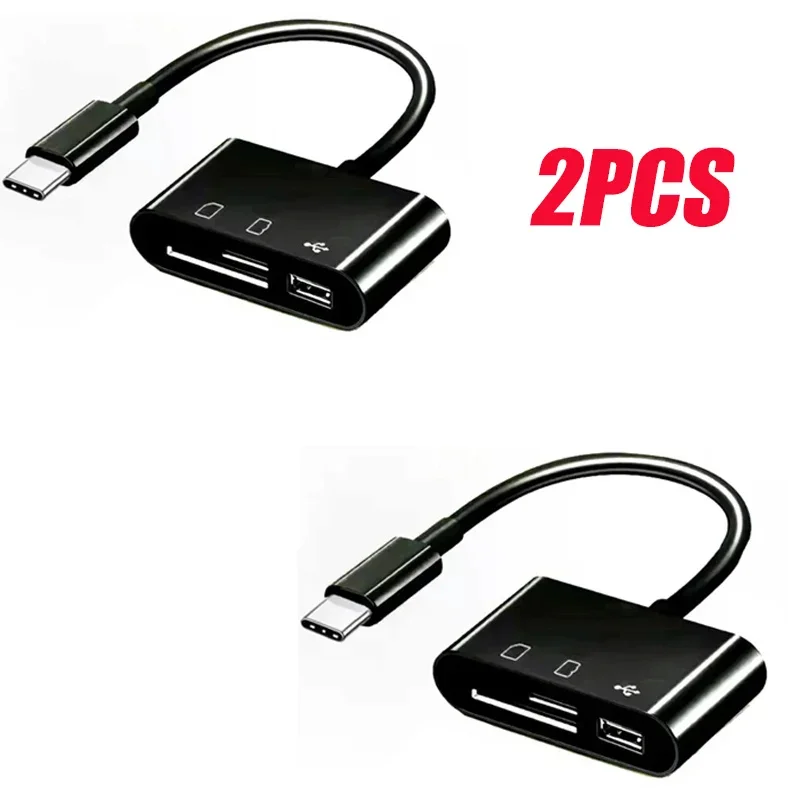 1–5 Stück Typ C auf SD-Kartenleser OTG USB-Kabel Mini SD/TF Kartenleser Adapter Datenübertragung für MacBook Handy Samsung Huawei