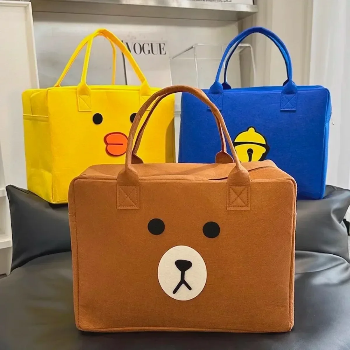 Reusable Shopping Bag Fashion Side Bags Fun Shopping Women Shopping Amusing Designer Storage Cute Small Luggage Storage Bag