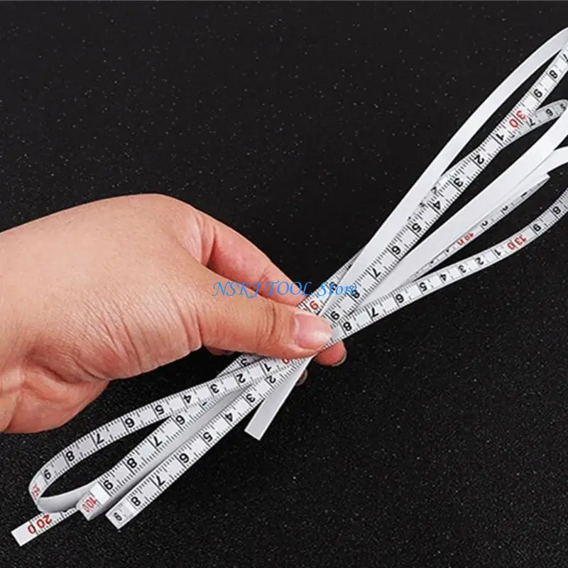 

L8RC Steel Adhesive Tape Measure Scale Ruler Sticker Adhesive Measuring Tape