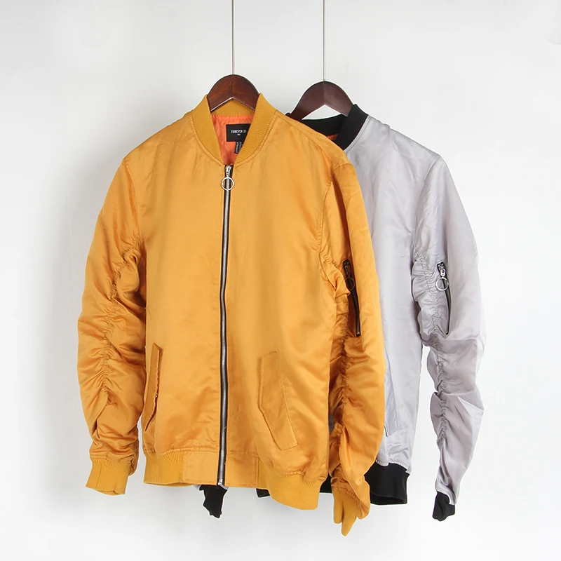 

Loose Men's Baseball Jaet Spring Autumn American Casual Street Dance Hip Hop Top Coat Flight Jaet Polyester Fiber Long Sl...