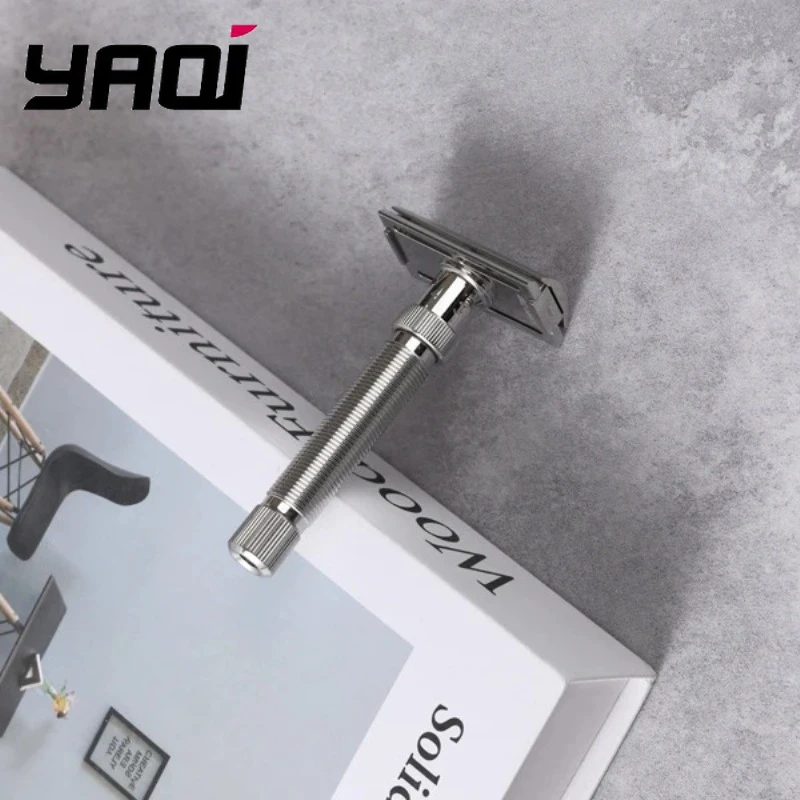

Yaqi Ultima Stainless Steel Adjustable Safety Razor for Men - Comfortable Shaving Experience