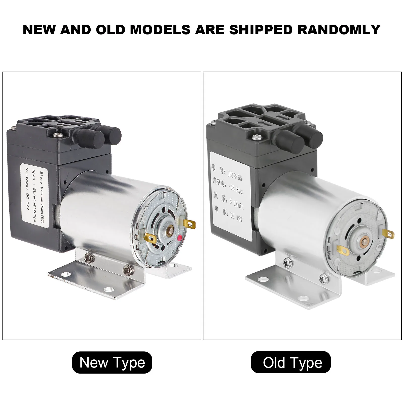 DC 12V 5L/min 120kpa Mini Vacuum Pump Negative Pressure Vacuum Suction Pumping With Holder