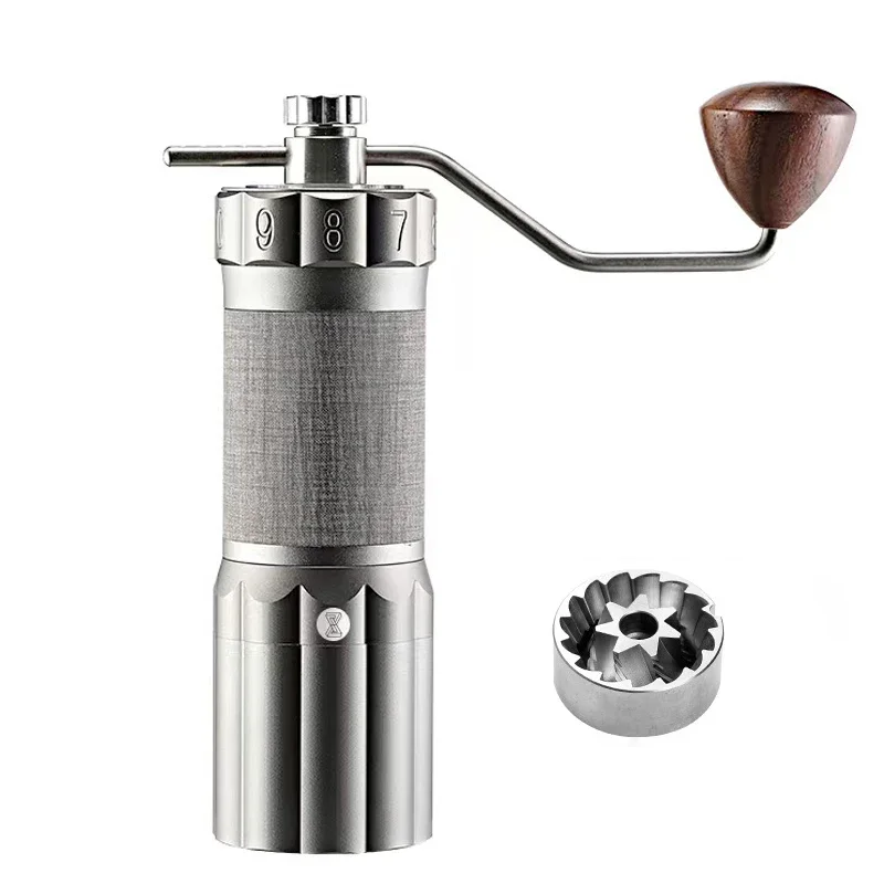 High Quality 420 Stainless Steel Burr Espresso Mini Small Hand Mill Portable Manual Coffee Grinder