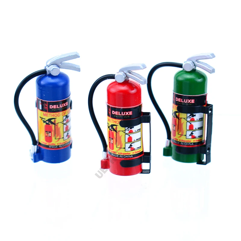 Simulated Mini Plastic Fire Extinguisher Decorate for 1/10 RC Crawler Car Traxxas Trx4 Defender RC4WD D90 Axial Scx10 Yikong Rgt