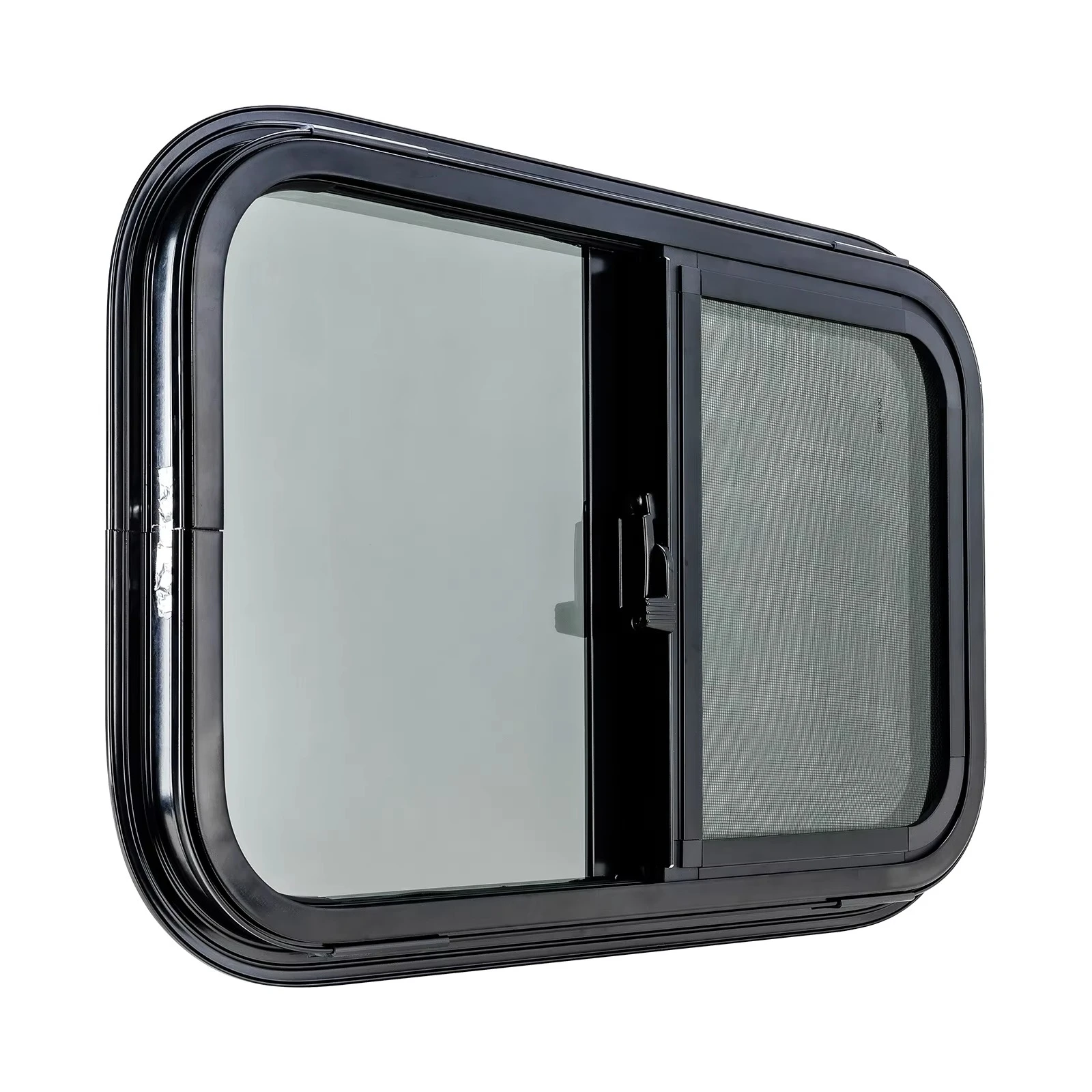 RV Sliding Window With Tempered Glass, Aluminum Alloy Frame And Fly Screen For Camper Trailer Motorhome