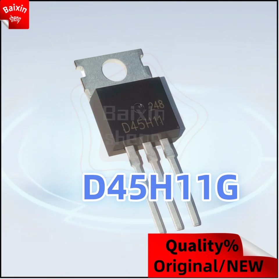 

D44H11G D45H11G D45H11 D44H11 TO-220 triode 10PCS NEW 100% quality