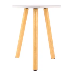29cm Modern Side Table Wooden Bedside End Table Nightstand Sofa Coffee End Table for Living Room Bedroom Balcony Office