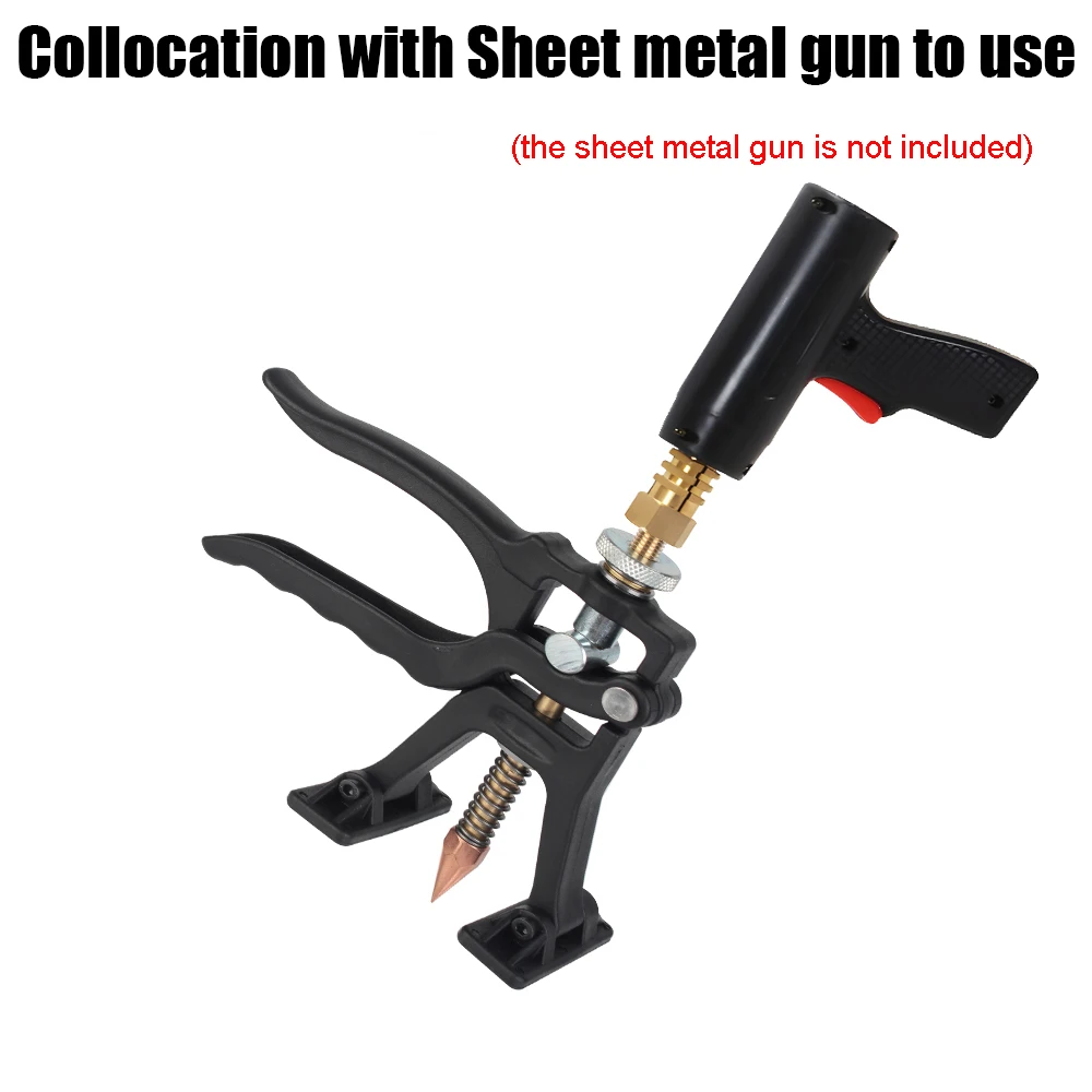 Automotive Sheet Metal Dent Removal Car Body Fine Repair Tool Small Leveling Bar Lifter Spot Welding Pulling Unit Garage Tools