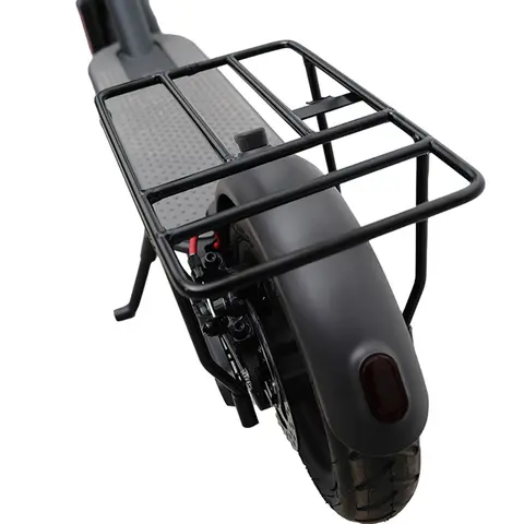 Electric Scooter Rear Rack Solid Bearing Scooter Luggage Cargo Rack Solid Steel Carrier Rack Replacement for Xiaomi M365 1S Pro
