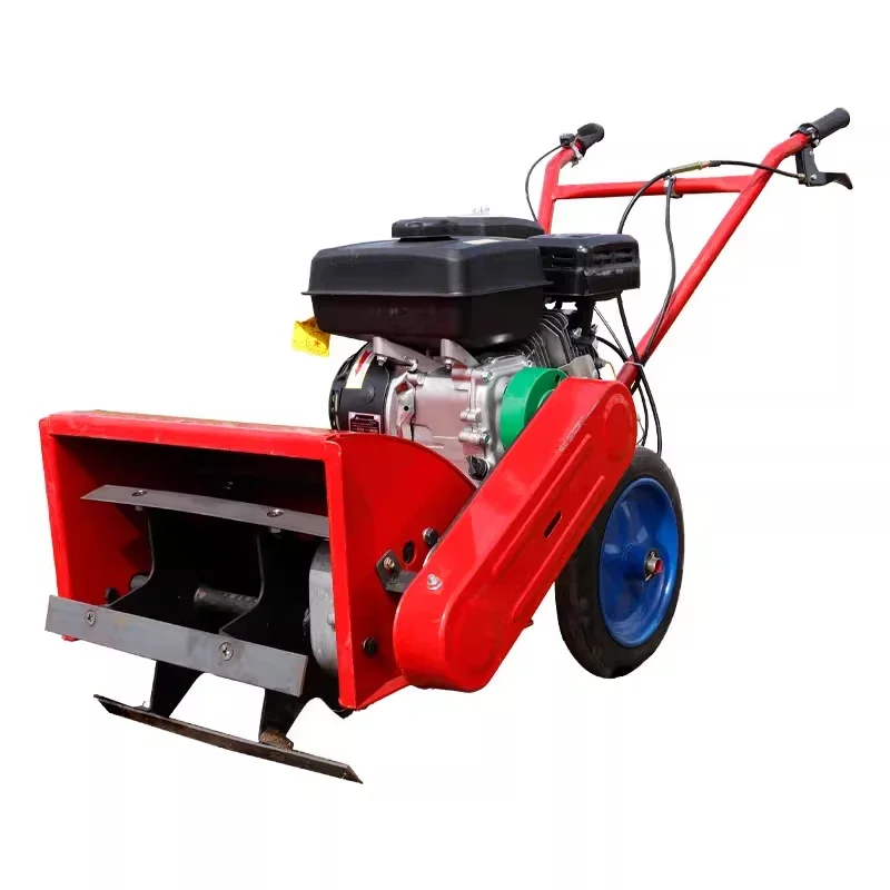 Household Agricultural Push Weeder Multifunctional – Small Orchard Ditching Micro-tillage Rotary Tiller Machine