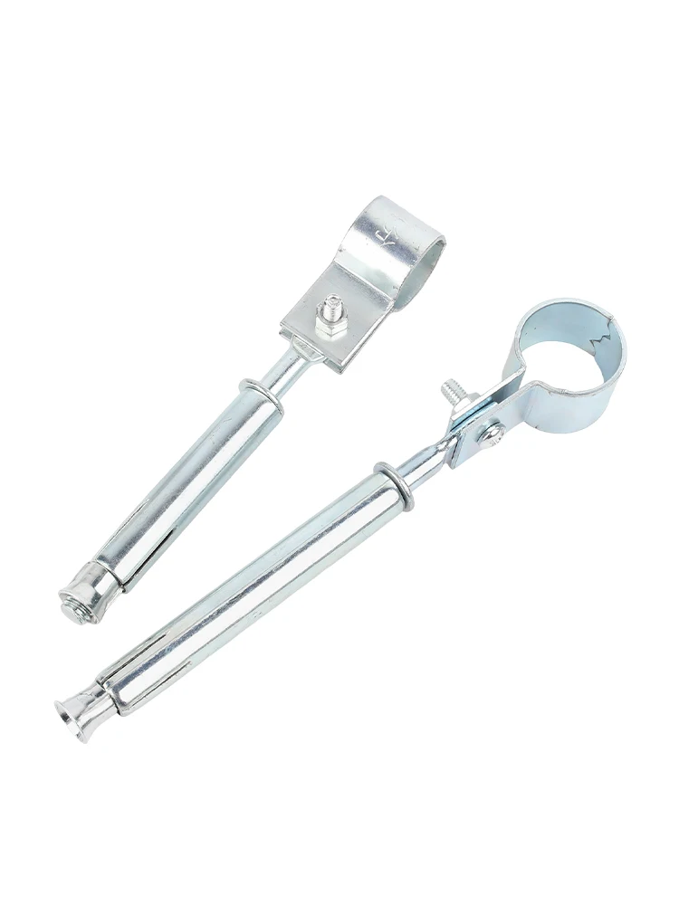 5 szt. Zaciski do rur ze stali węglowej ocynkowanej, przedłużone, długość 85/110/130/150 mm, rozmiary 20/25/31/40/50 mm