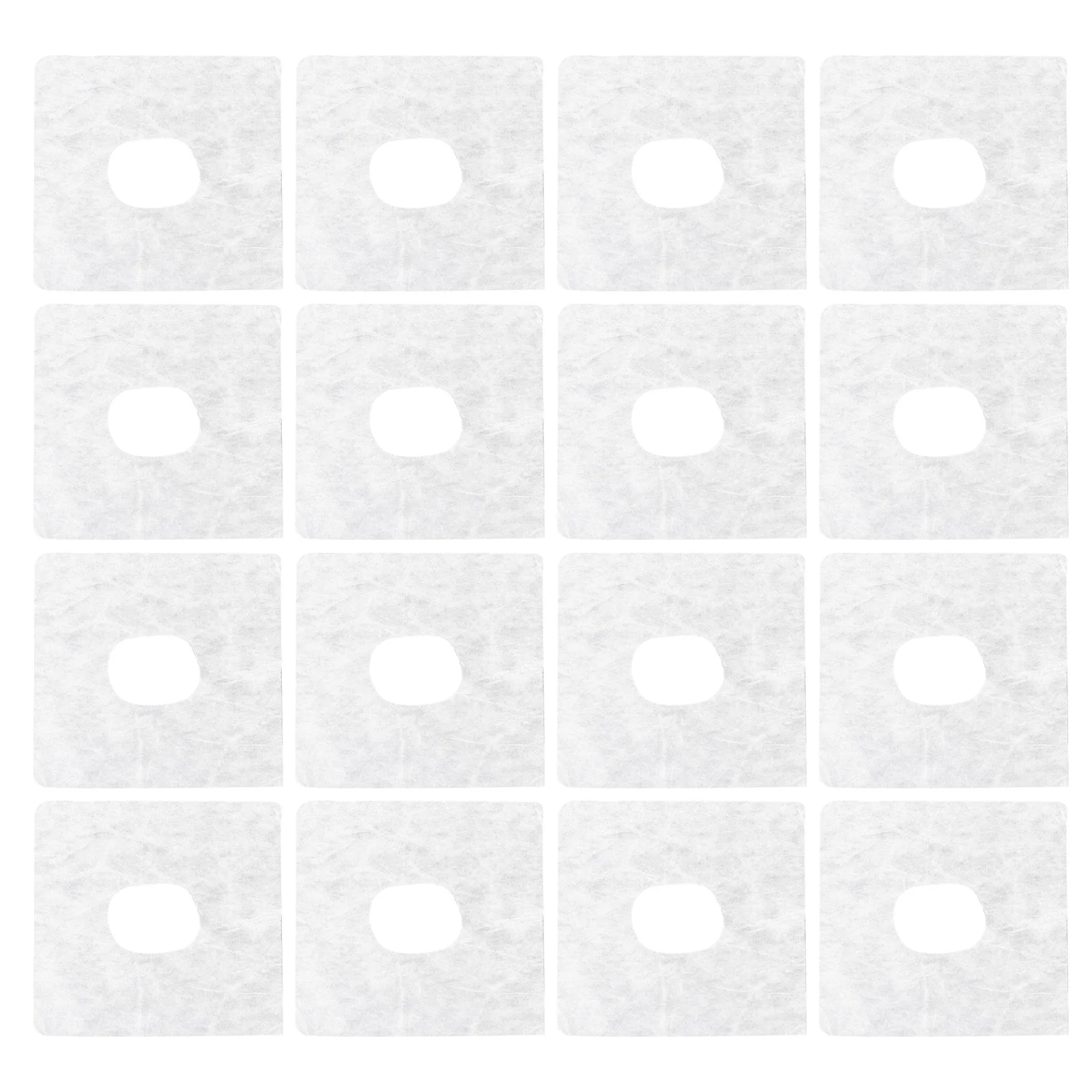 200Pcs Hollow Face Cover Non-Woven Disposable Spa Massage Bed Sheet Facial Skin Friendly Salon Supply Massage Face Cover