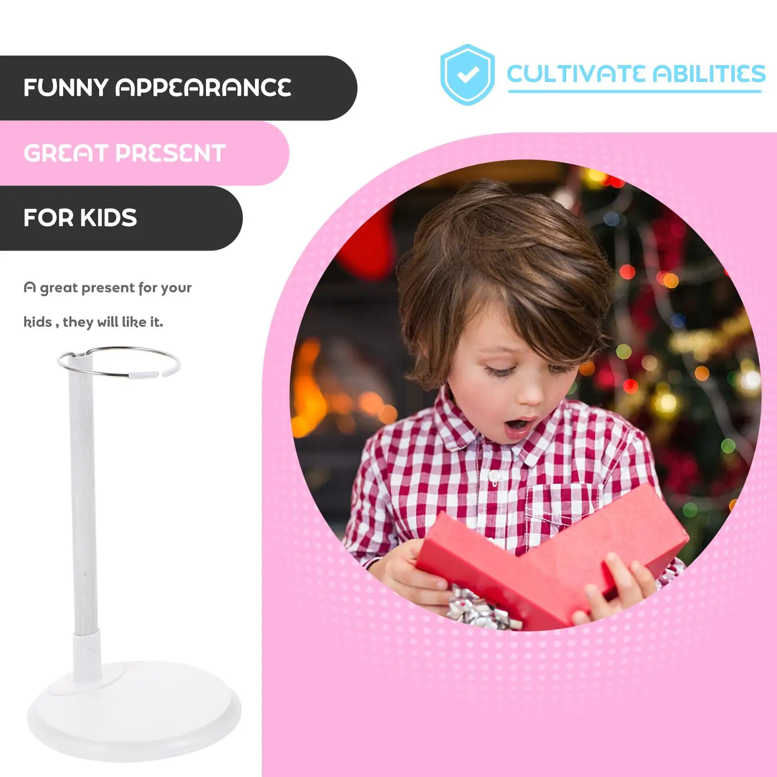 Stand Real Life Baby Dolls Pram Storage Rack Action Figure Stands Bracket Holder Puppet