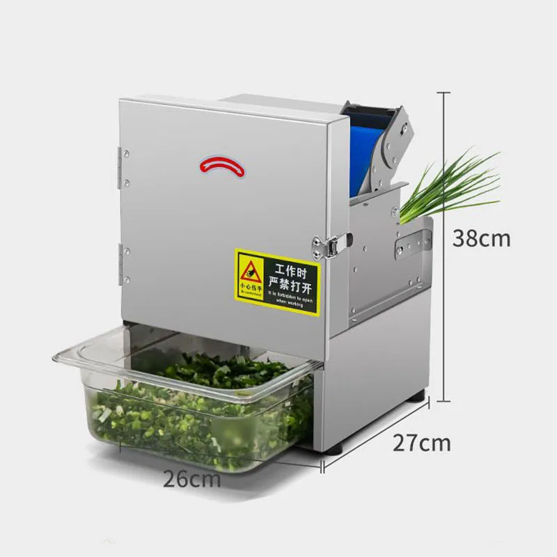 110V/220VElectric Vegetable Cutter Commercial Automatic Green Onion Celery Chopping Minced Machine Carrot Multifunctional Slicer