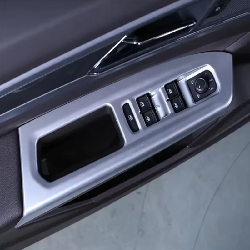 For Volkswagen VW Atlas Teramont 2017- 2019 Accessories Car Interior Window Lift Button Trim Inner Door Armrest Cover Trims