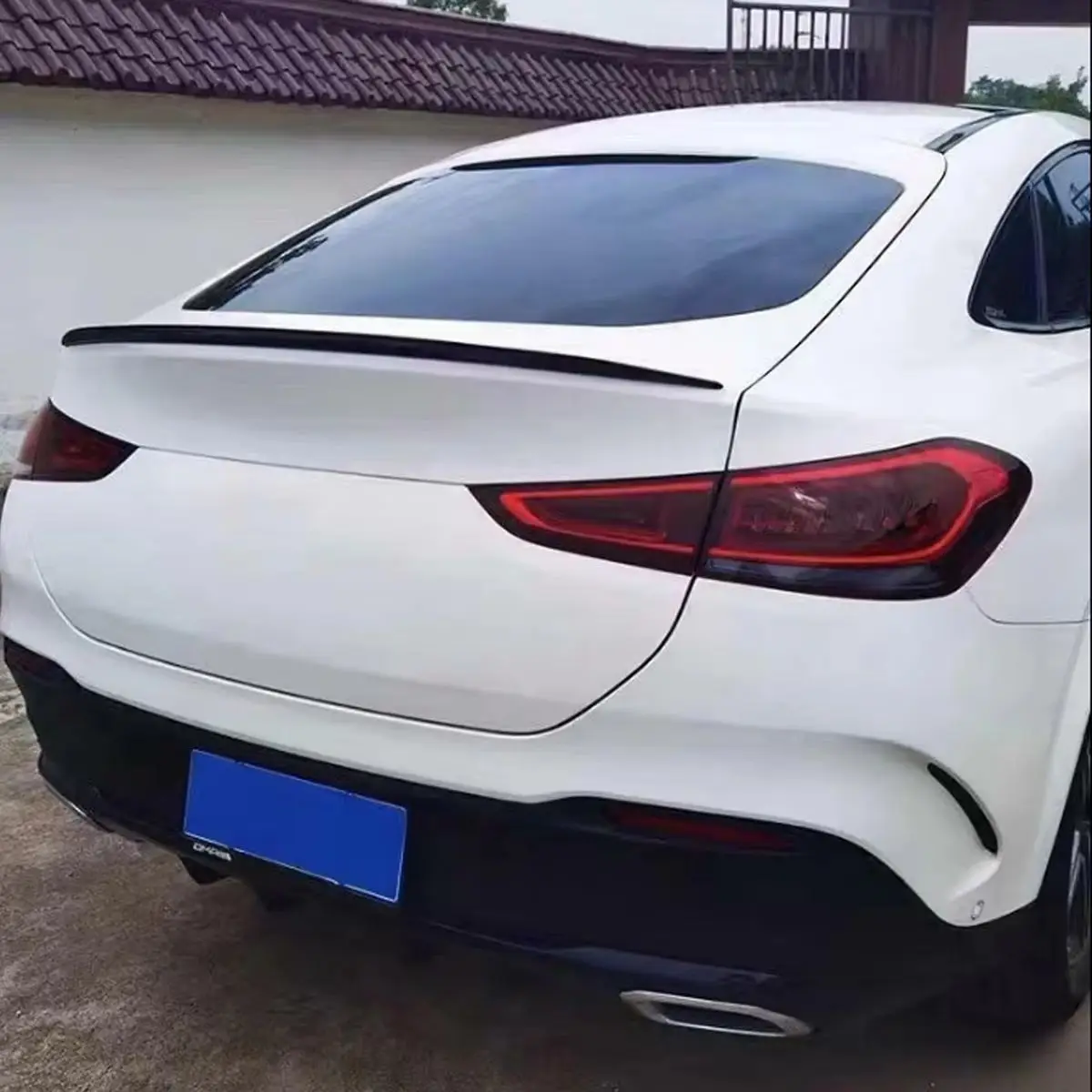

Spoiler Lip For Mercedes Benz GLE Coupe C167 GLE53 2020 2021 2022 2023 2024 Carbon Look Rear Roof Spoiler Wing Lip gloss black