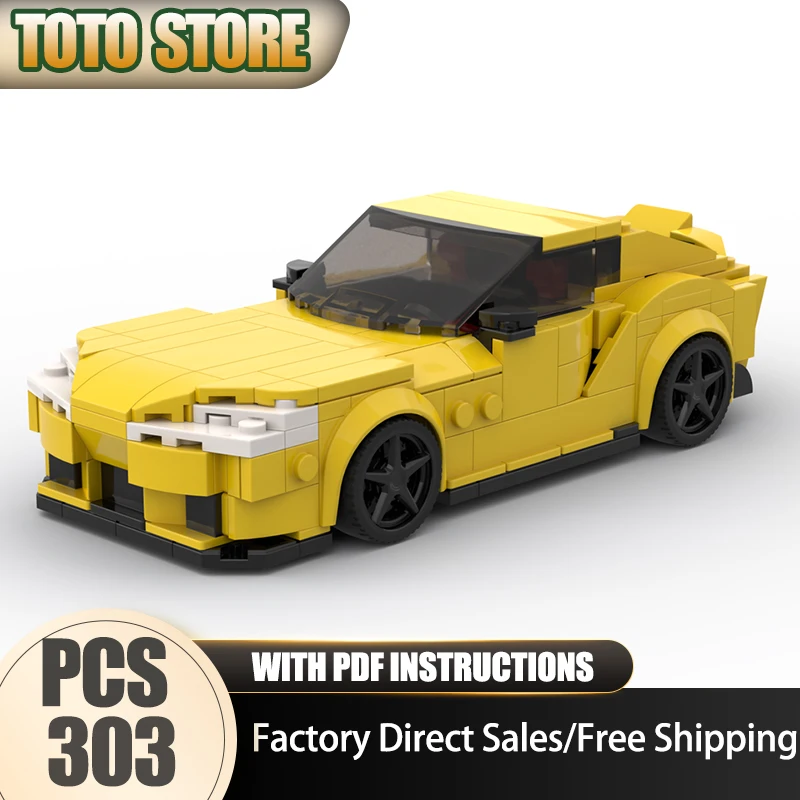 

Moc Building Blocks GR Speed Champions Model Technology Bricks Assembly Super Sports Car Model Holiday Construstion Gifts Toy