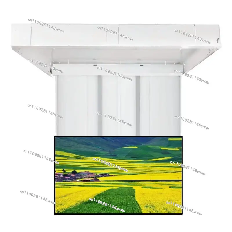 Hidden Ceiling Tv Mount，Brackets Automatic Flip Down Motorized Tv Ceiling Lift