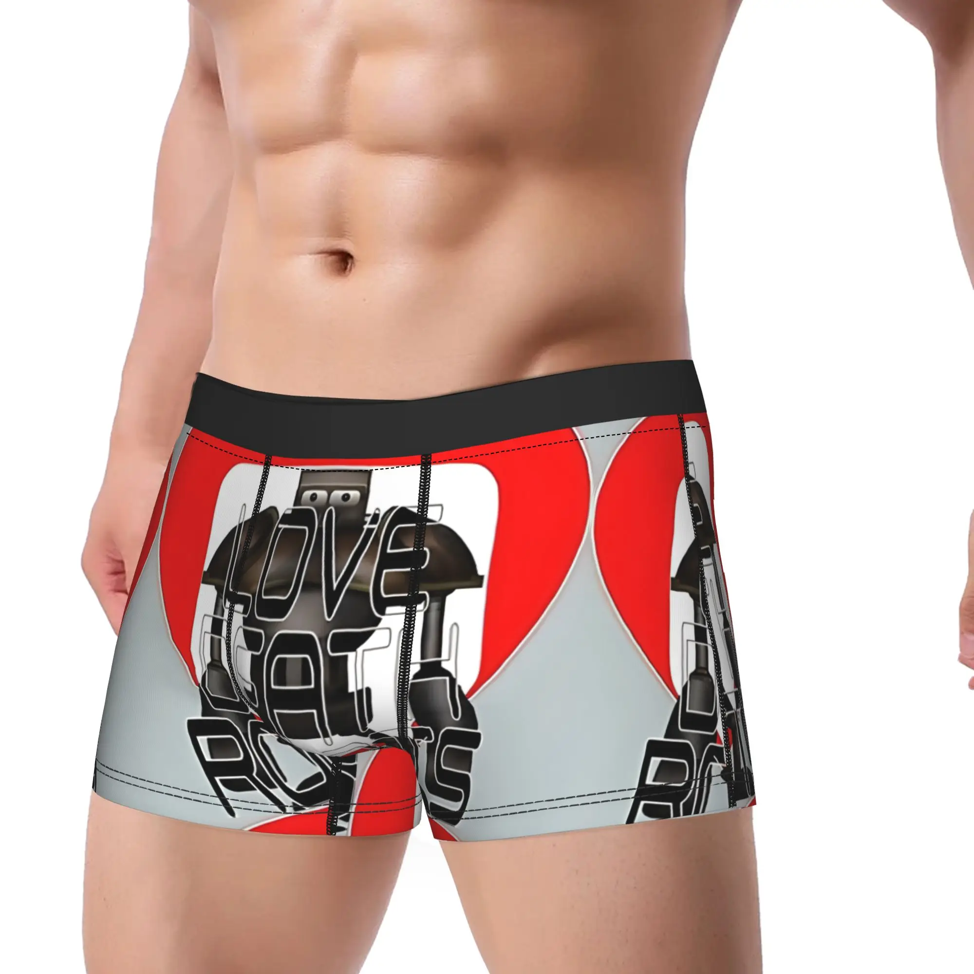lLOVE DEATH ROBOTS PLC lLove Death and Robots Underpants Homme Panties Man Underwear Print Shorts Boxer Briefs