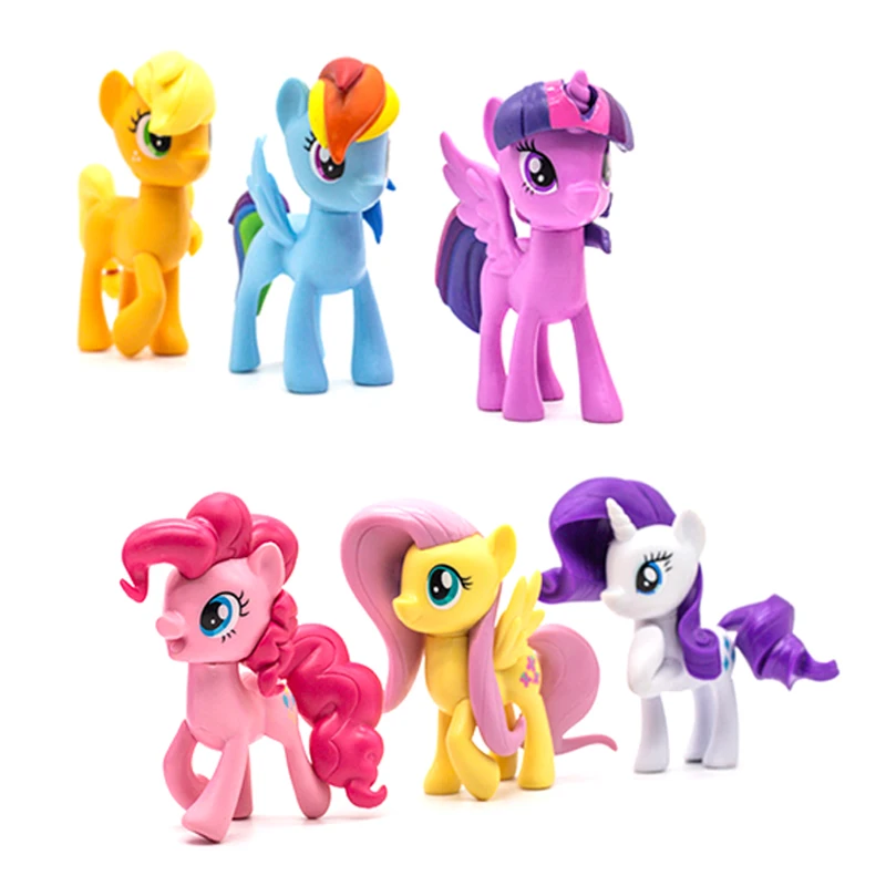 Hasbro My Little Pony Twilight Sparkle Applejack Rarity Fluttershy Pinkie Pie Rainbow Dash The Workmanship Good Girls Gifts