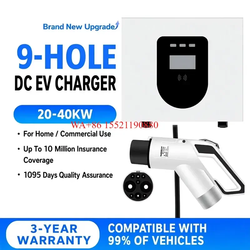 WMWMNU New Smart 20kW 30kW 40kW DC Fast EV Charger Charging Station Floor Mounted Wallbox OCPP 1.6 RFID Smart APP Control