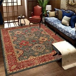 Classical Persian Carpet in The Living Room Decoration Bedroom Soft Mat Bedside Non-slip Easy Clean Lounge Rug Entrance Door Mat
