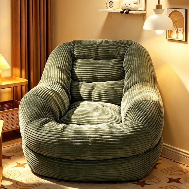 Vacuum-Compressed Foam-Filled Lazy Sofa Chair Suitable for Lying Down and Napping Ideal as a Corner Lounge Chair or Cozy Nest Ch
