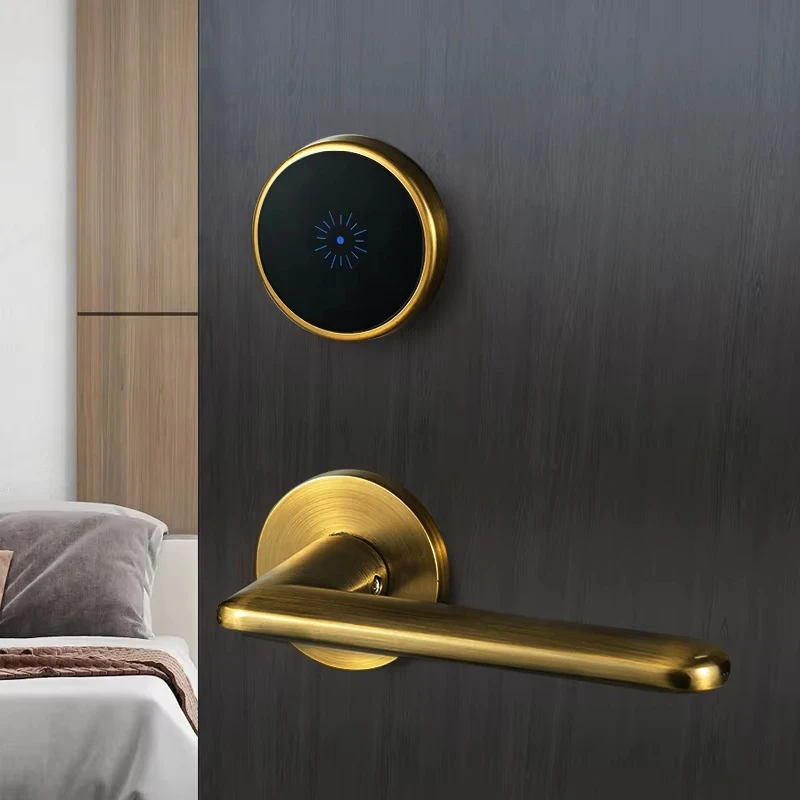 New Split Latch Smart Lock Set Magnetic RFID Hotel Key Card Door Lock System
