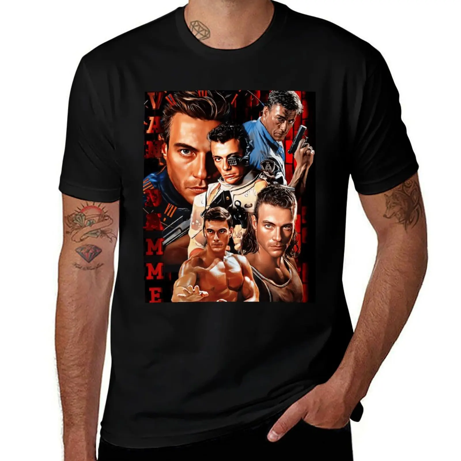 

Jean Claude Van Damme T-Shirt vintage boys animal print vintage clothes clothing for men