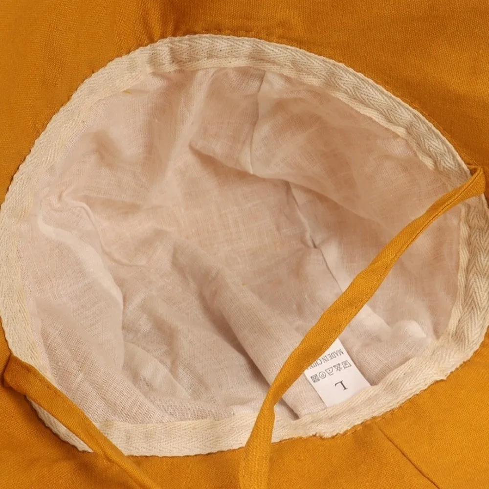 

Casual Cotton Material Baby Sun Hat UV Protection Solid Color Bucket Hat Breathable Big Brim Children Panama Cap Outdoor Use