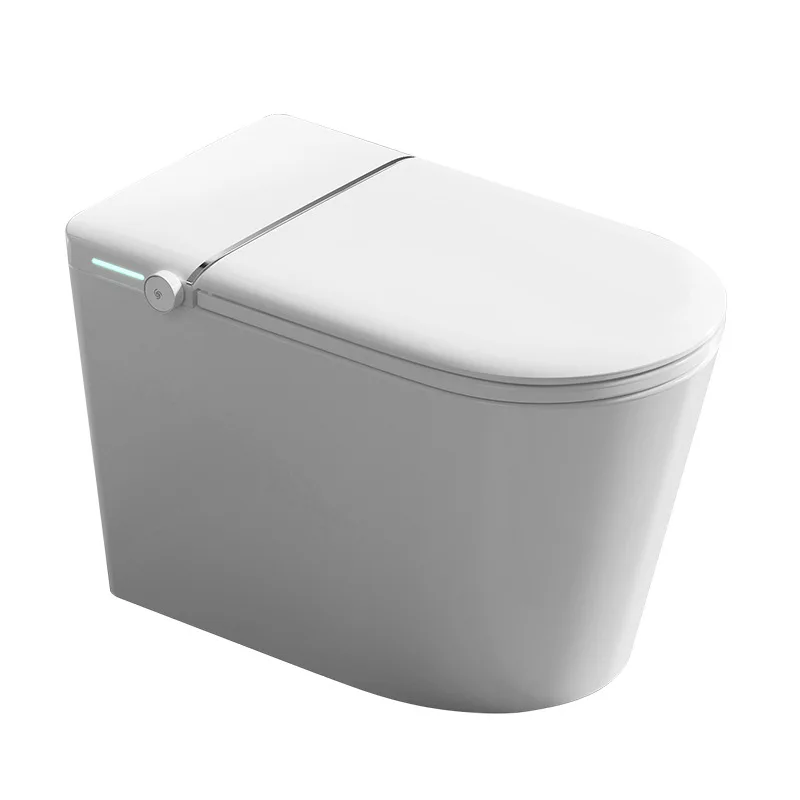 Light smart toilet, fully automatic without water pressure limit, household integrated foam shield siphon, light sound flush