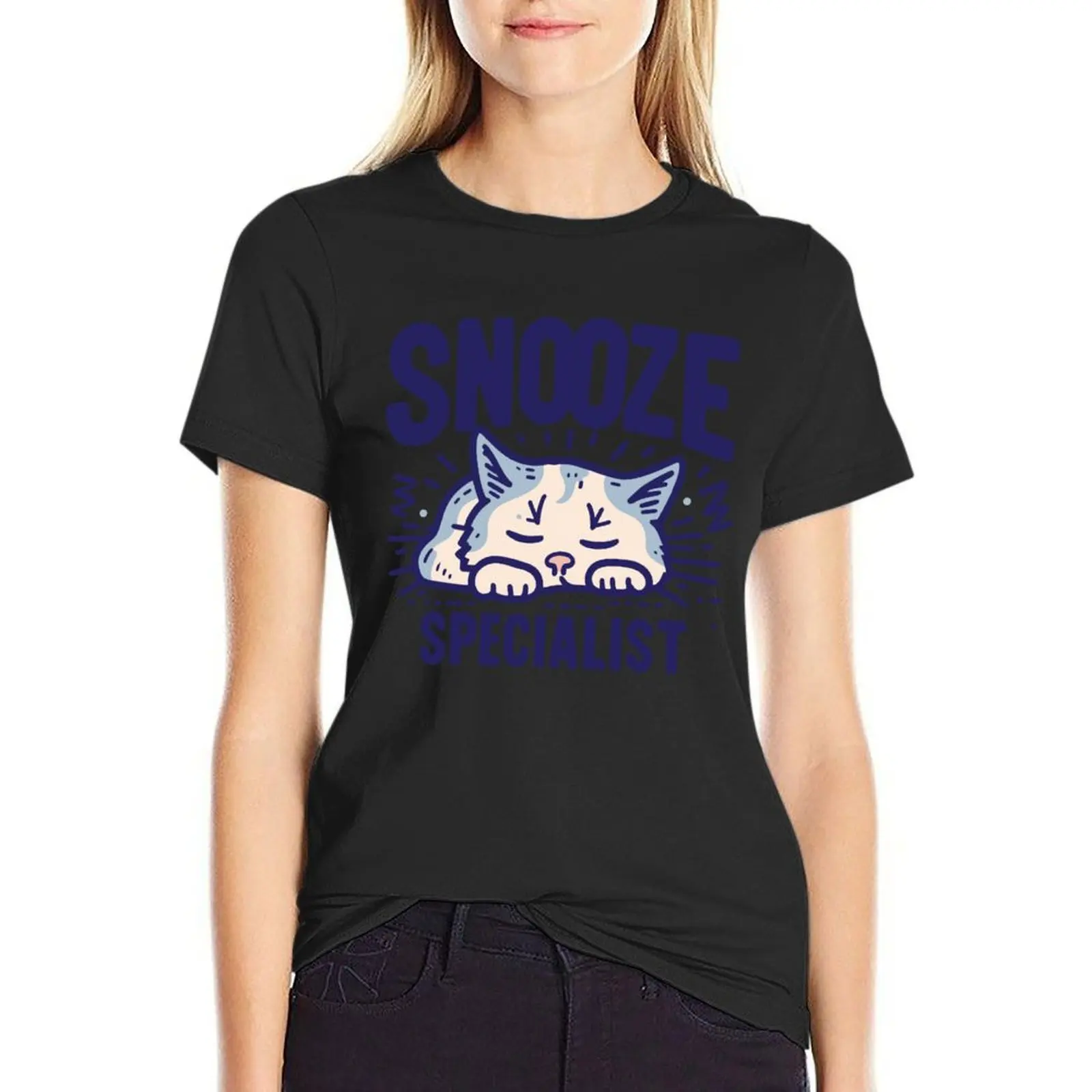 

Snooze Specialist T-Shirt anime blacks lady clothes tops for Women