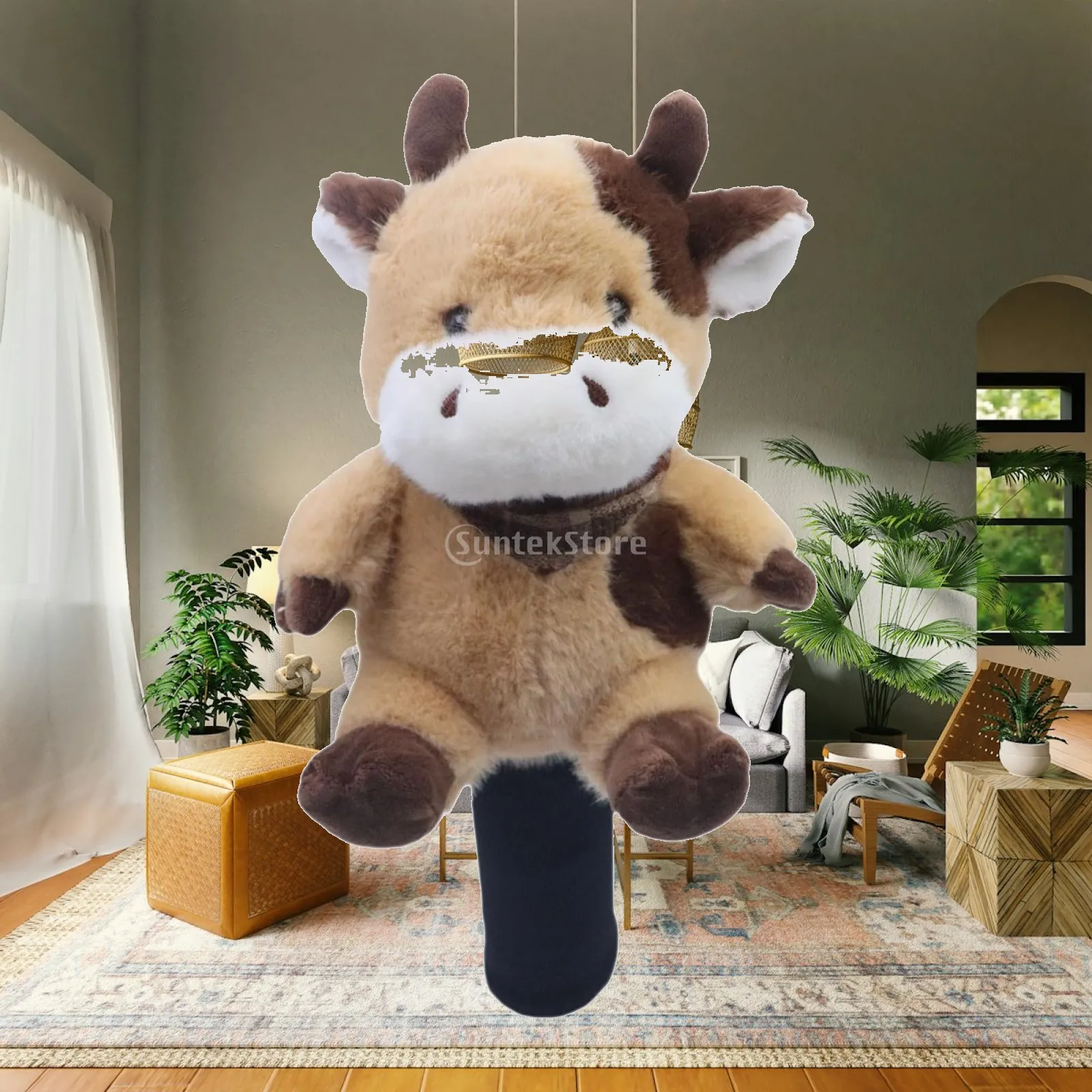 動物柄ゴルフヘッドカバー-男女兼用アクセサリー-可愛い面白いゴルファーギフト-厚手軽量ゴルフクラブヘッドカバー