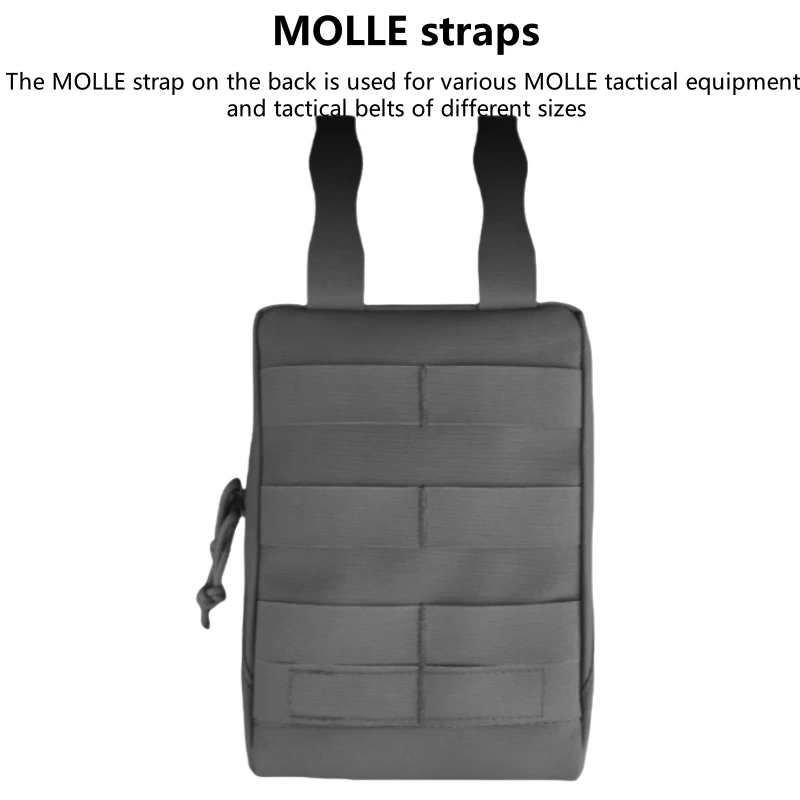 Bolsa MOLLE ligera multiusos para chaleco táctico o cinturón - imagen 5