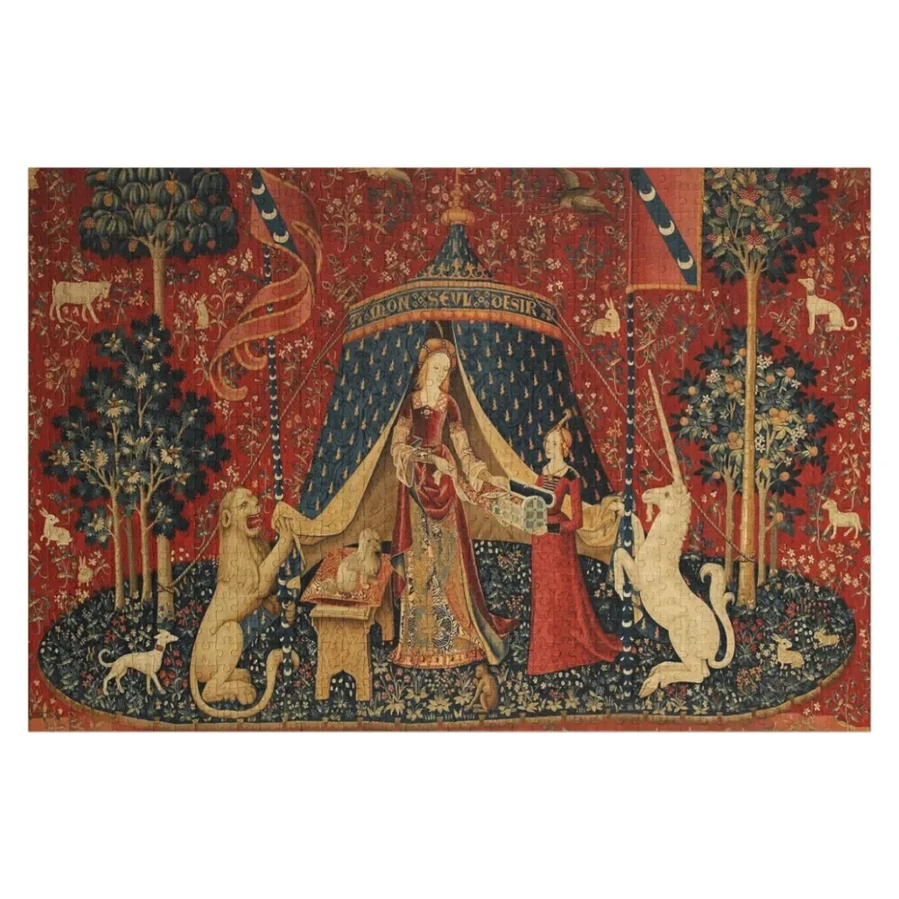 

Tapestry: The lady and the unicorn Jigsaw Puzzle Personalised Wooden Adults Puzzle